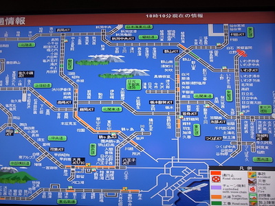 高速道路の渋滞情報